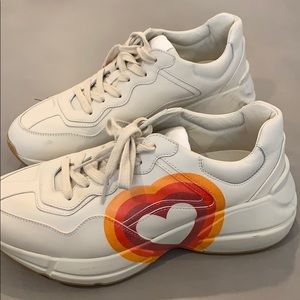 Gucci women’s Rhyton sneaker with interlocking G